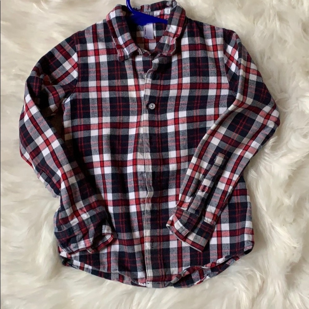 American apparel flannel button down